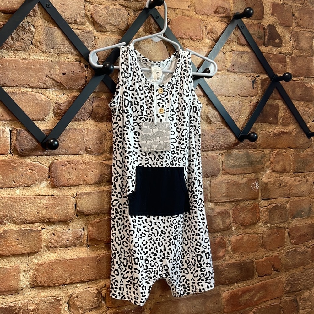 NWT: Kate Quinn Kanga Jumpsuit | leopard | bamboo - Picture 2 of 4